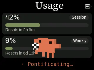 Clawdmeter screenshot 3