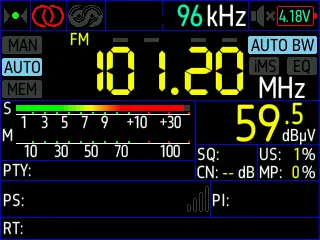 FM/AM Radio (TEF6686_ESP32) screenshot 2