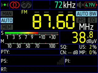 FM/AM Radio (TEF6686_ESP32) screenshot 4