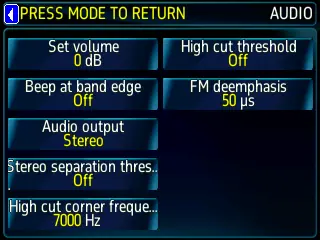 FM/AM Radio (TEF6686_ESP32) screenshot 8