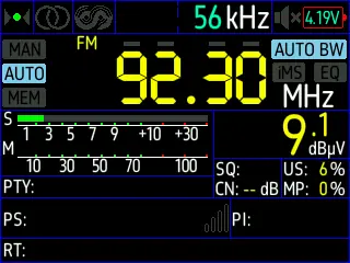 FM/AM Radio (TEF6686_ESP32) screenshot 5