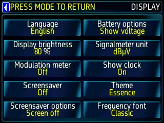 FM/AM Radio (TEF6686_ESP32) screenshot 7
